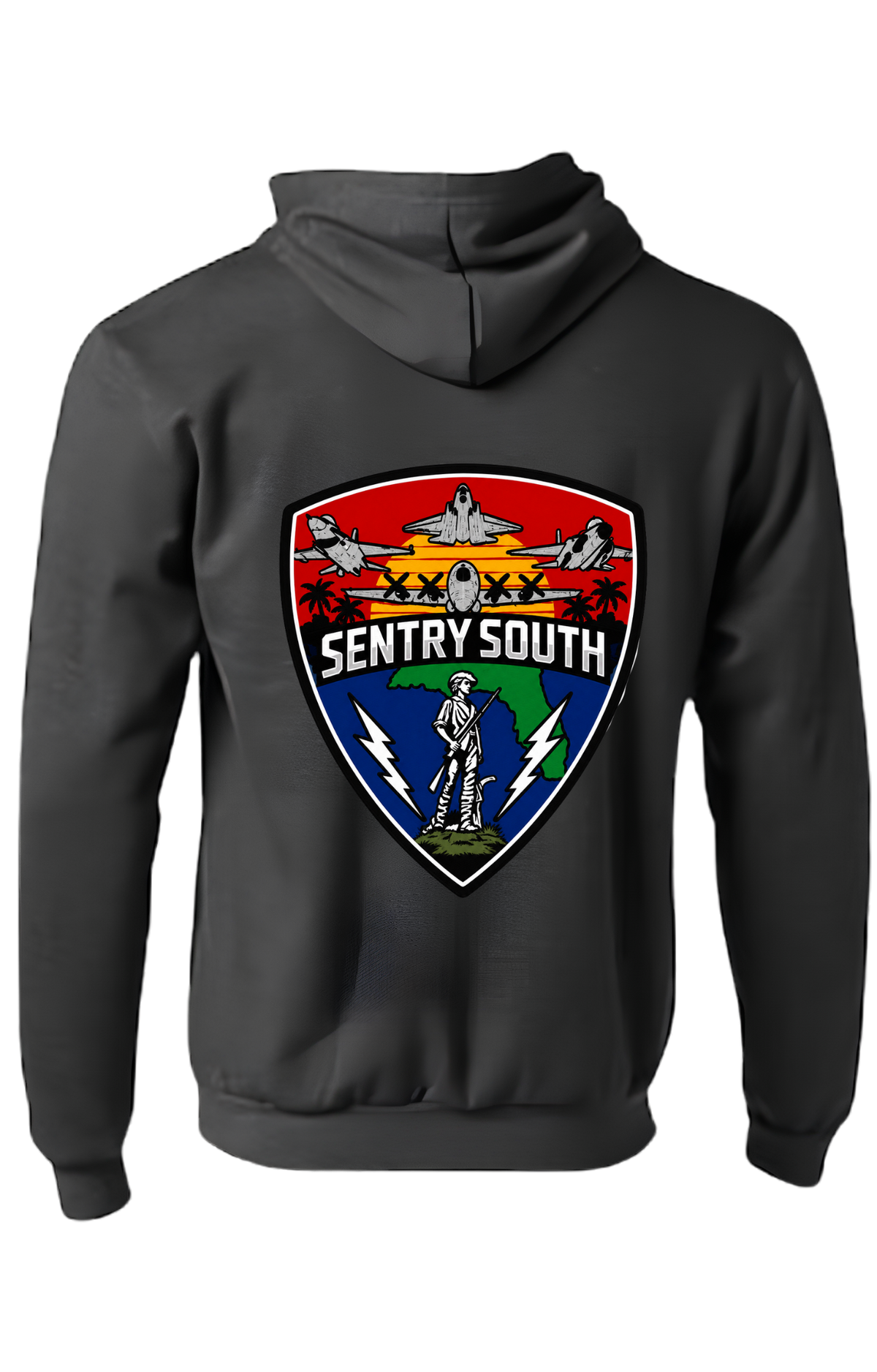 Gray Fleece Pullover Hoodie